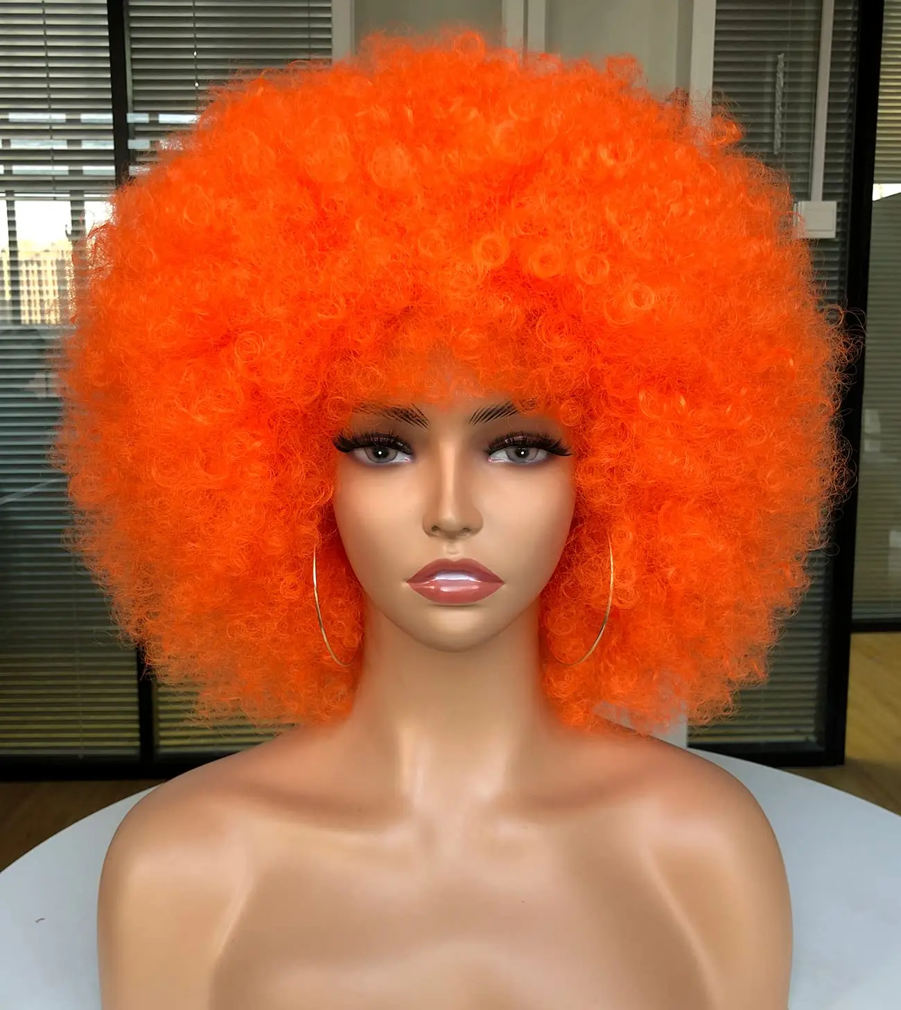 Synthetic Braided Wigs For Black Women - Afro Perücke verworrene lockige synthetische Perücke