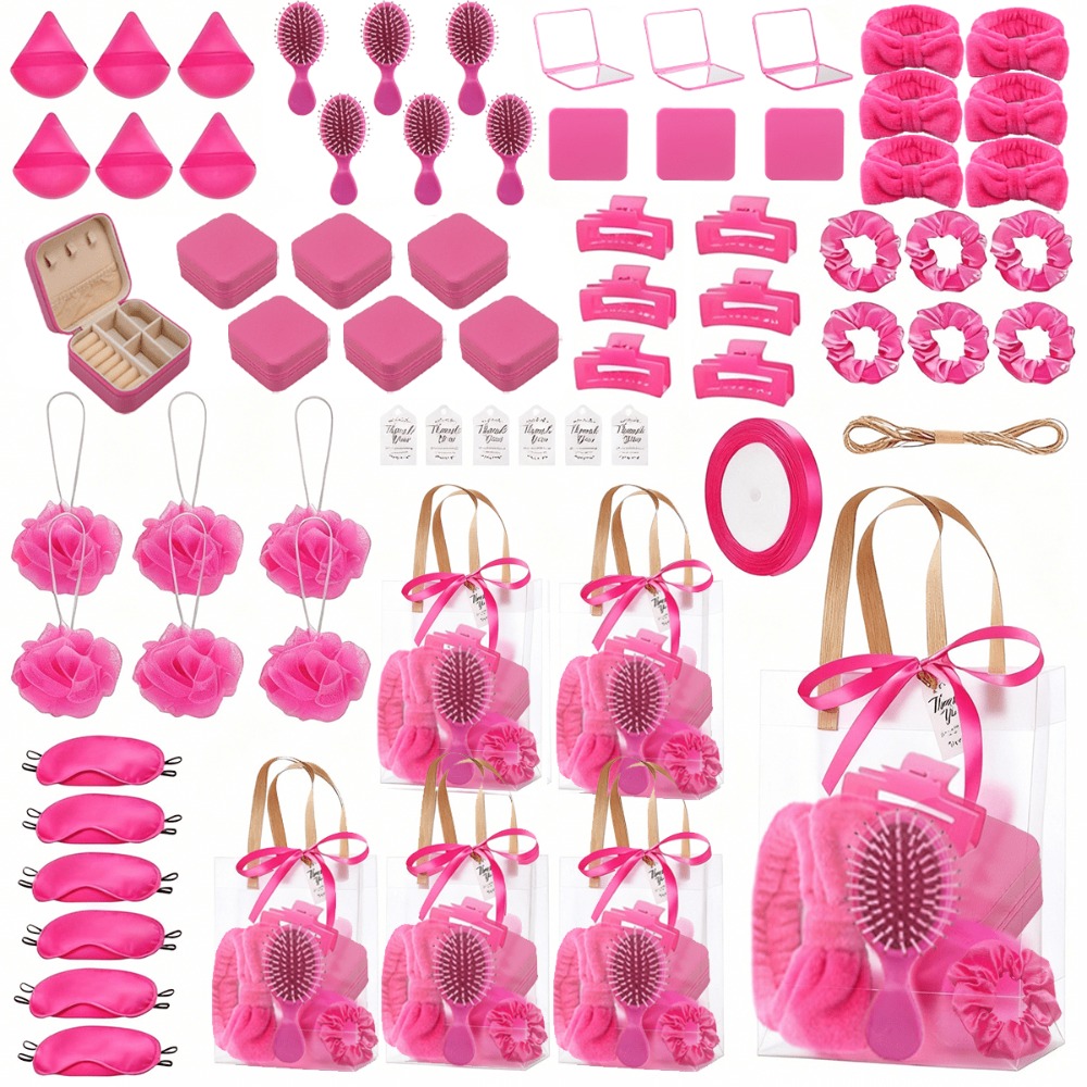 Hair Clips - 1 Hochzeitsgast-Spa-Geschenkset (Enthält Haarspangen, Stirnbänder, Kämme