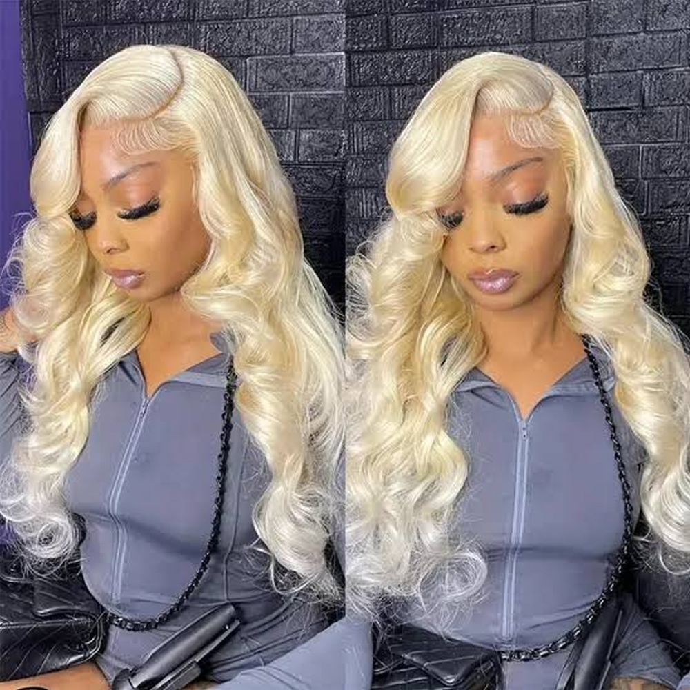 613 Blonde Body Wave Lace Front Wig - 613 Honigblonde Farbe 13x6 Transparente HD-Spitzenfrontperücken