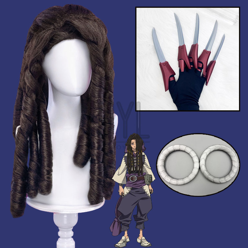 Synthetic Braided Wigs For Black Women - Anime Gachiakuta Jabber Wonger Cosplay Perücke