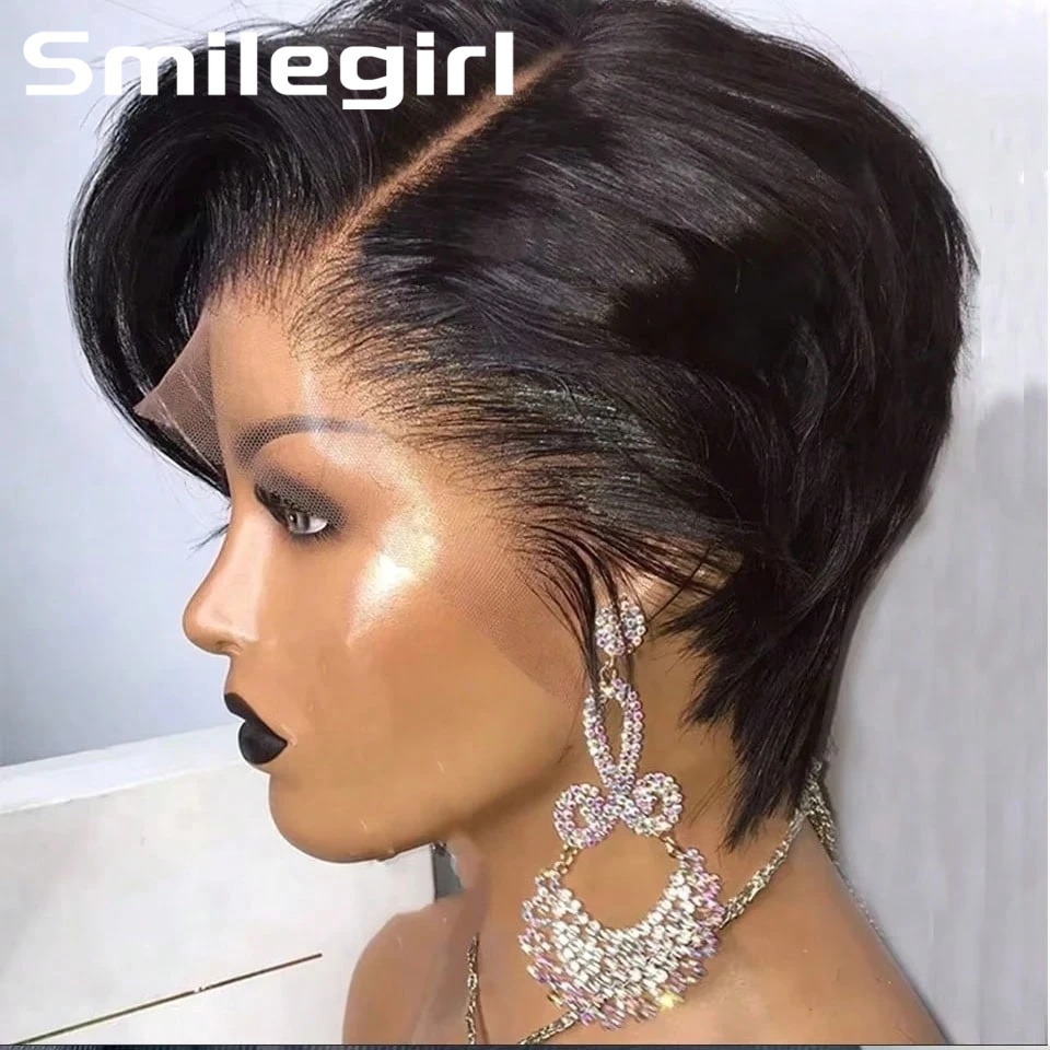 Short Pixie Cut Wig Human Hair Cheap - Kurze, günstige Pixie-Cut-Perücke aus Echthaar, kleberlose