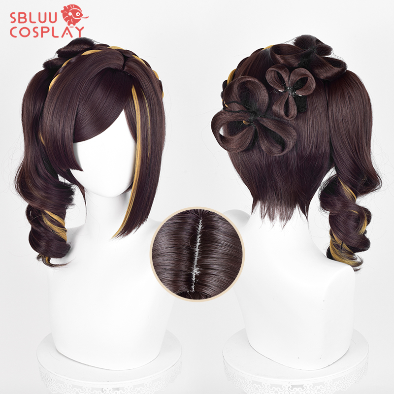 Synthetic Wigs - SBluuCosplay Genshin Impact Chiori Cosplay-Perücke, gemischte