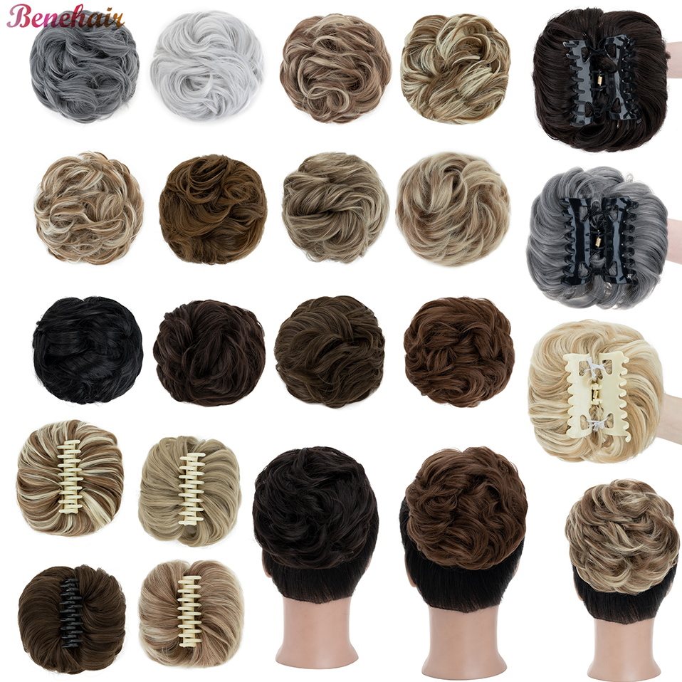 Claw Clip Messy Bun Hair Piece - Benehair chaotisch Haar Brötchen synthetische Klaue