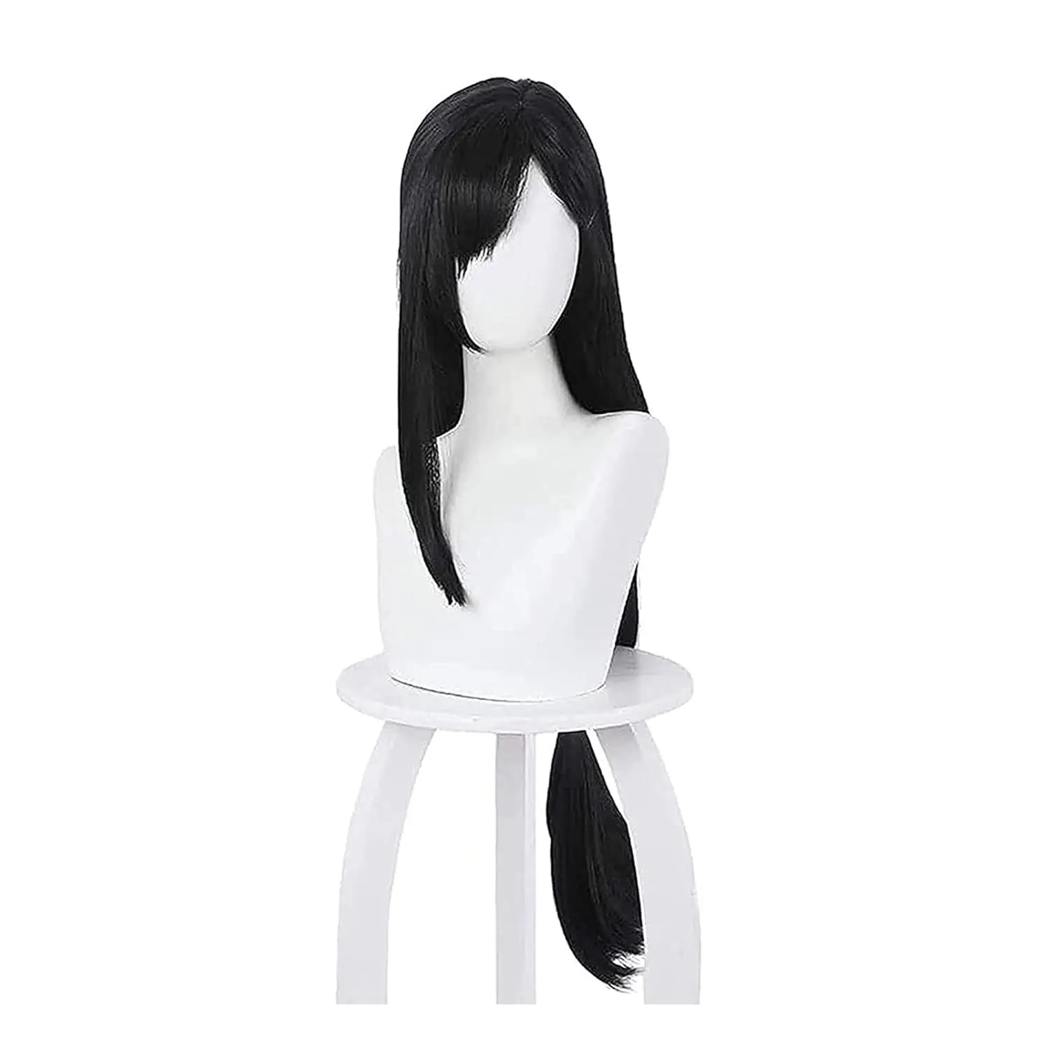 Synthetic Braided Wigs For Black Women - Tifa Lockhart Cosplay-Perücke, Anime, lang, schwarz,