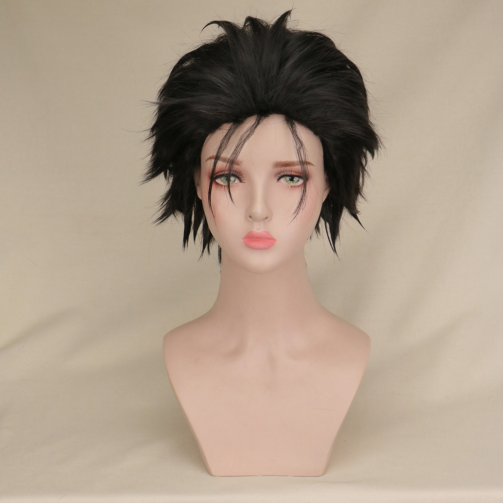 Synthetic Braided Wigs For Black Women - Anime Hiromi Higuruma Cosplay Perücke Schwarz