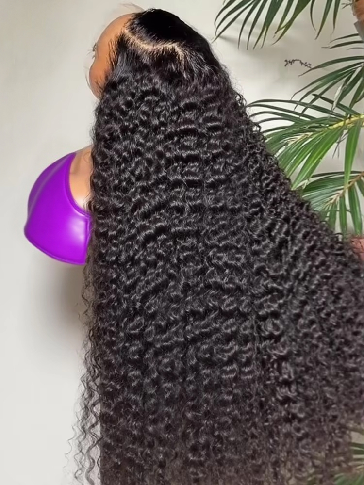 Water Wave Bulk Human Hair For Braiding - Deep Water Wave Perücken 13x4 HD