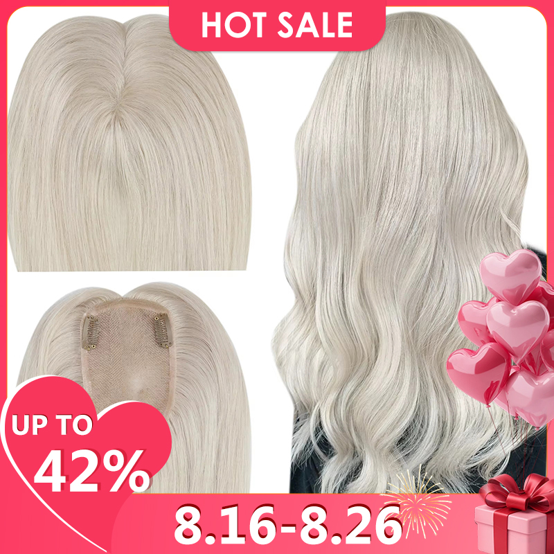 Invisible Tape In Extensions Real Hair - Ugeat Haar Topper Natürliche Menschenhaar Blonde