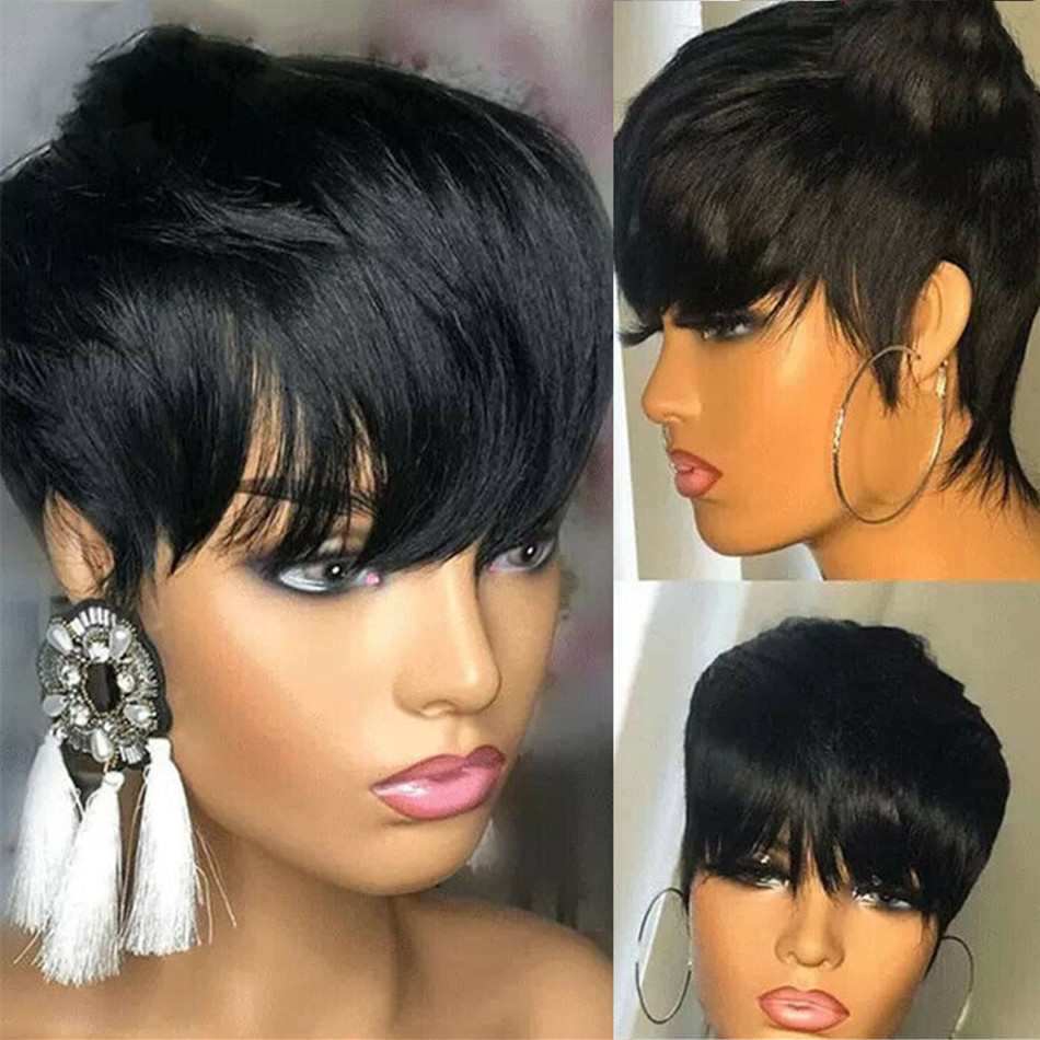 Kurze Echthaarperücken im Pixi – Short Pixie Cut Wig Human Hair Cheap Bewertung und Preis