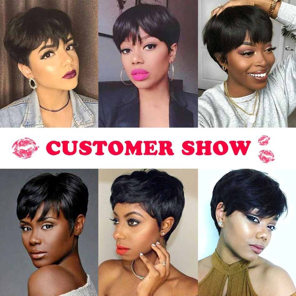 Kurze Echthaarperücken im Pixi – Short Pixie Cut Wig Human Hair Cheap Bewertung und Preis