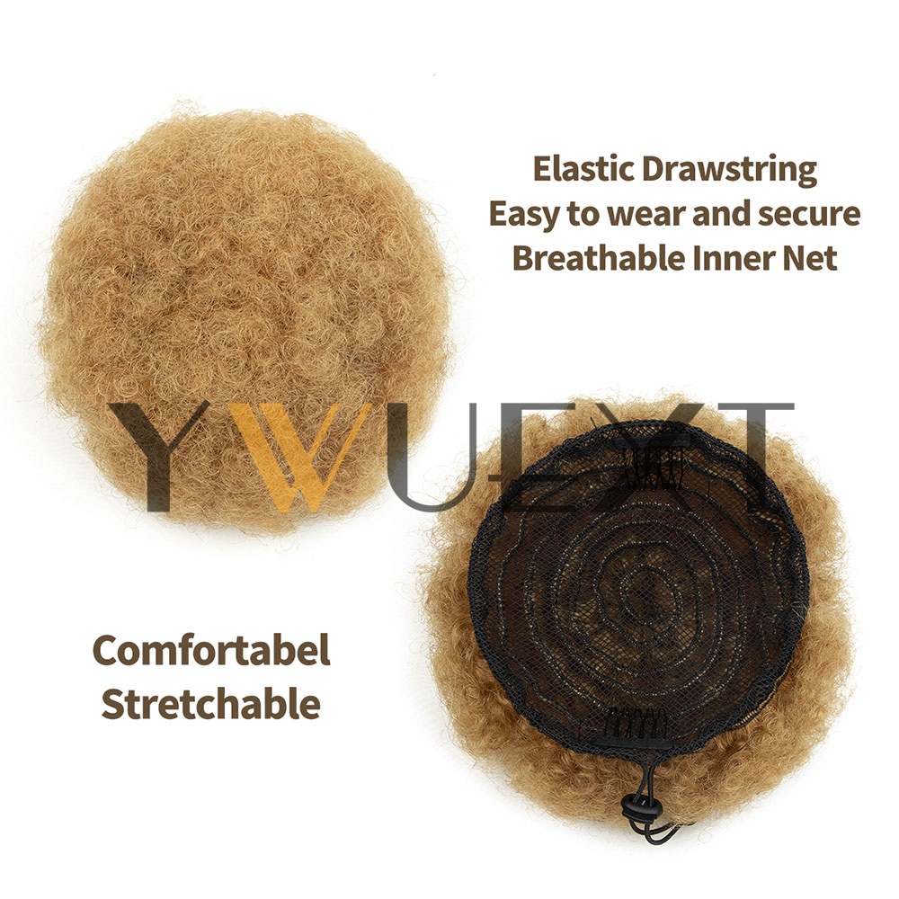 YWUEXT Honey Gold Afro Kinky P – Drawstring Afro Curly Puff Ponytail Bewertung und Preis