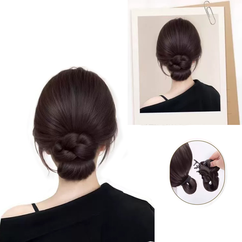 Synthetische Haar-Accessoires, – Claw Clip Messy Bun Hair Piece Bewertung und Preis