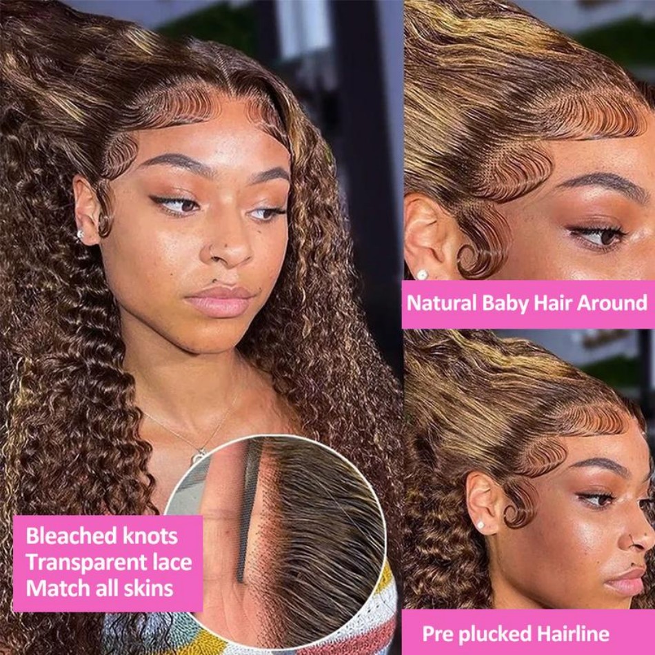 427 Highlight Ombre Perücke Ec – Hd Lace Frontal Wig Human Hair Pre Plucked Bewertung und Preis