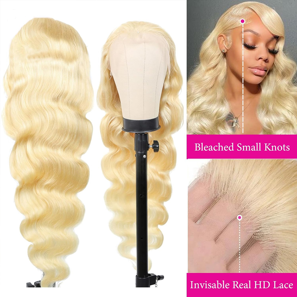 613 Honigblonde Farbe 13x6 Tra – 613 Blonde Body Wave Lace Front Wig Bewertung und Preis