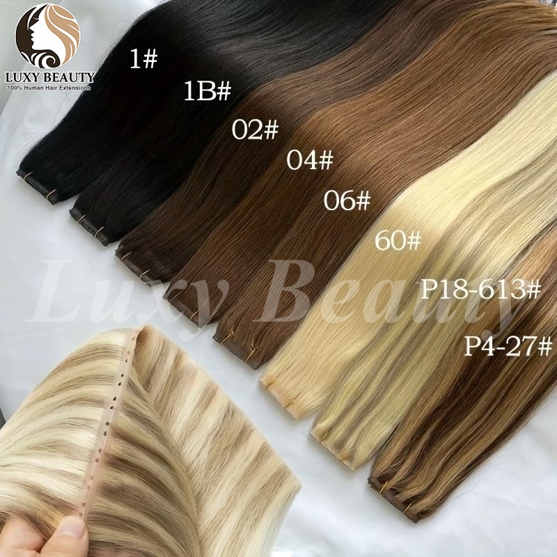 Braune Butterfly Hole Weft Haa – Invisible Tape In Extensions Real Hair Bewertung und Preis