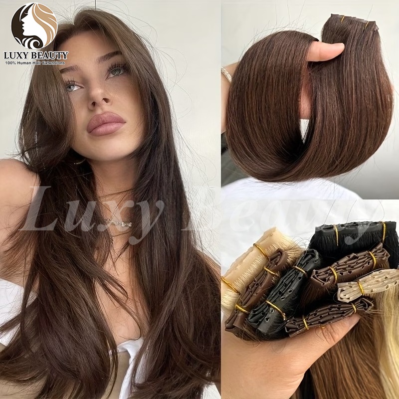 Braune Butterfly Hole Weft Haa – Invisible Tape In Extensions Real Hair Bewertung und Preis