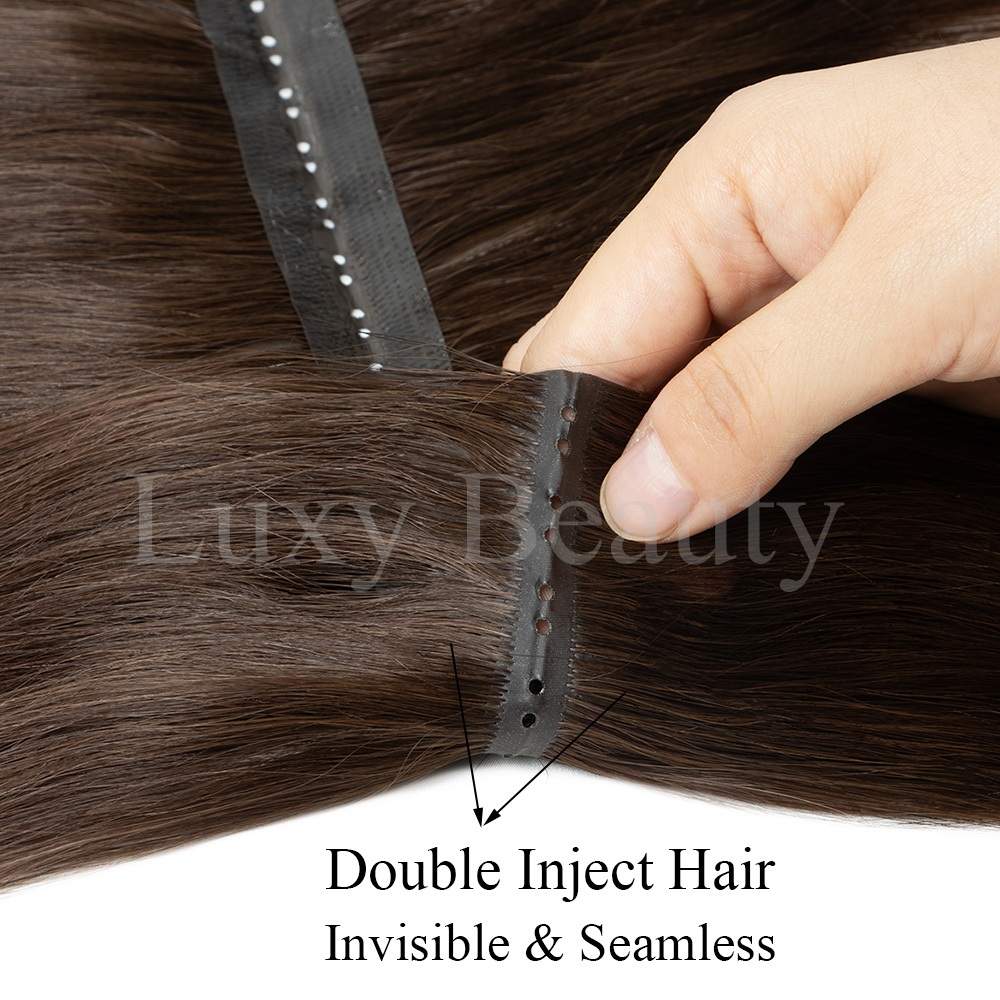 Braune Butterfly Hole Weft Haa – Invisible Tape In Extensions Real Hair Bewertung und Preis