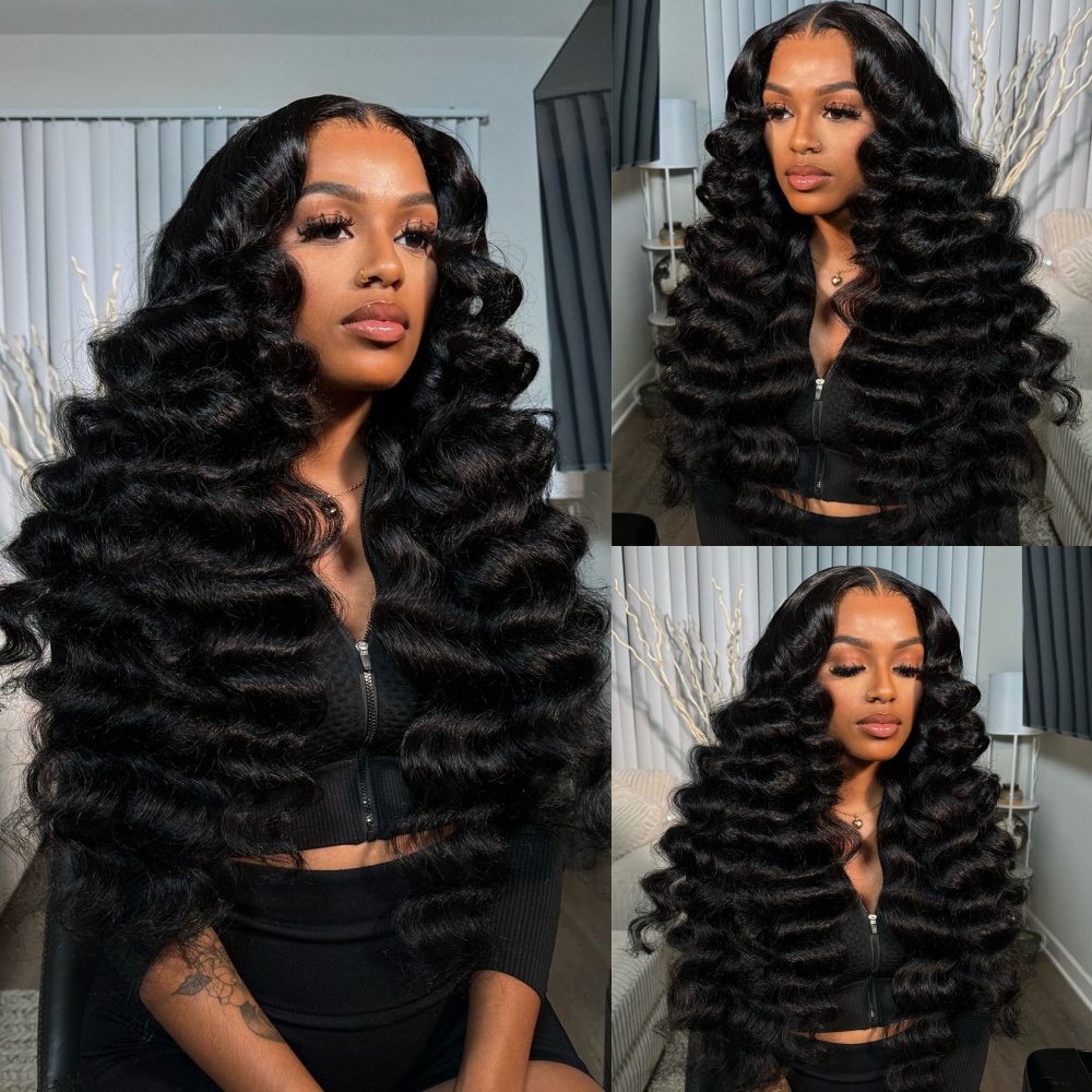 Lockere Deep-Wave-Haarbündel m – Deep Wave 3 Bundles With Closure Bewertung und Preis