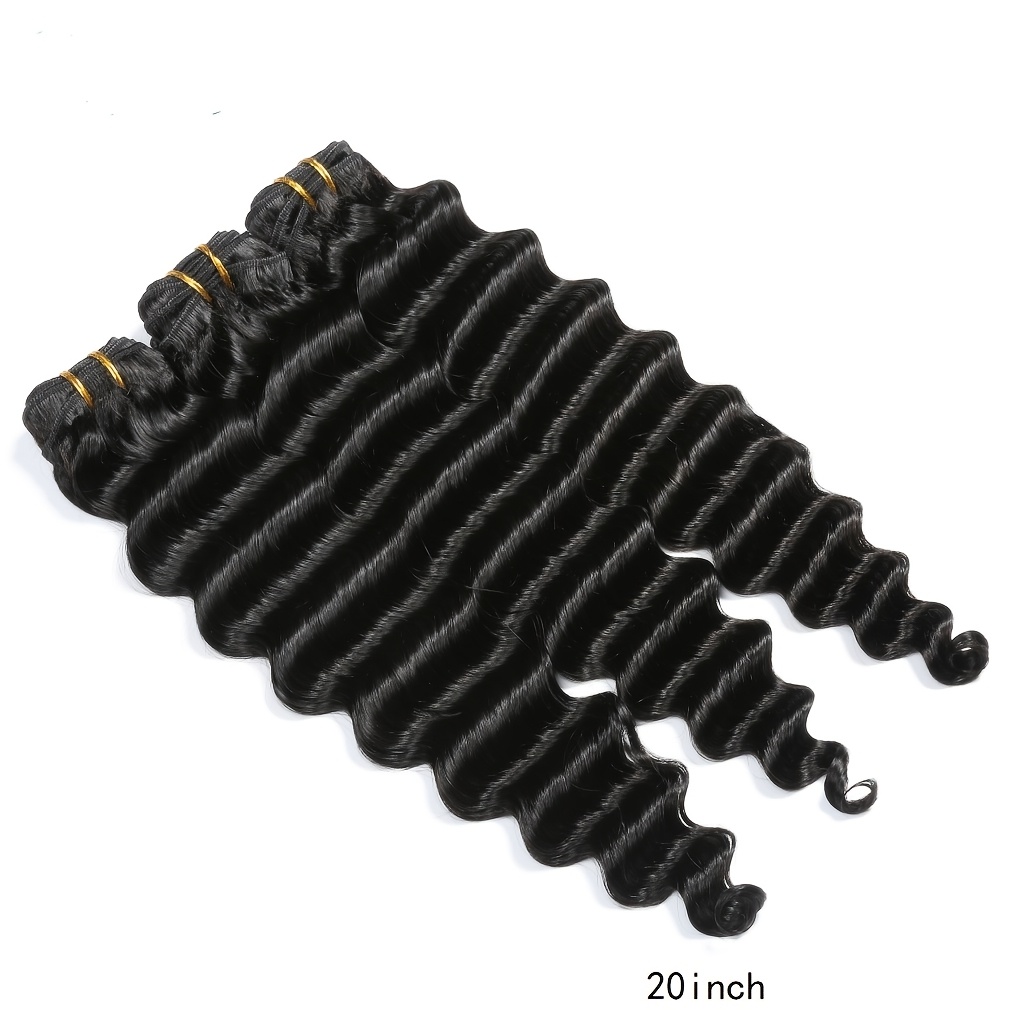 Lockere Deep-Wave-Haarbündel m – Deep Wave 3 Bundles With Closure Bewertung und Preis