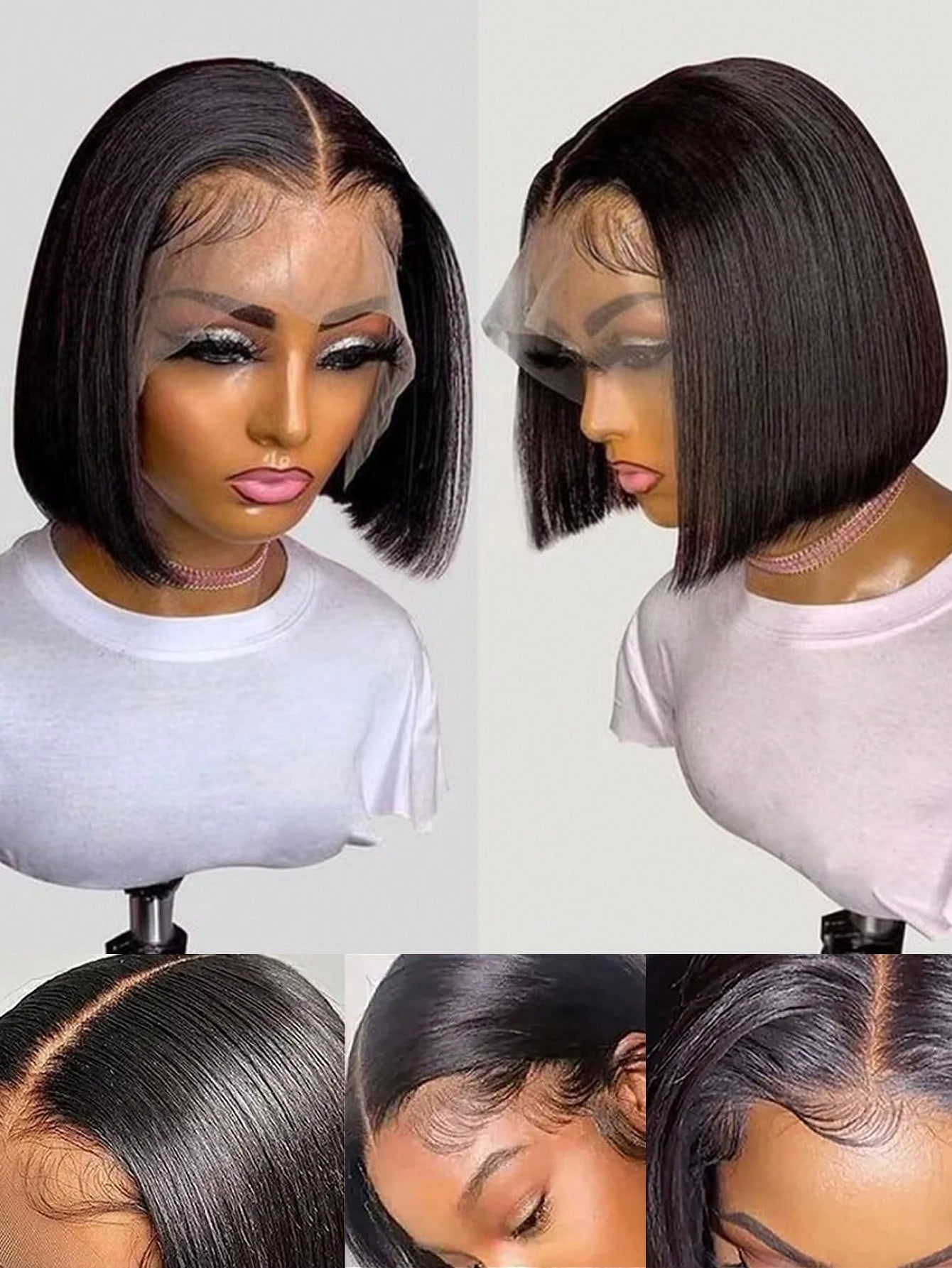 Gowik 250% Dichte 13x4 Lace Fr – Pre Parted 13X4 Lace Front Bob Wig Bewertung und Preis