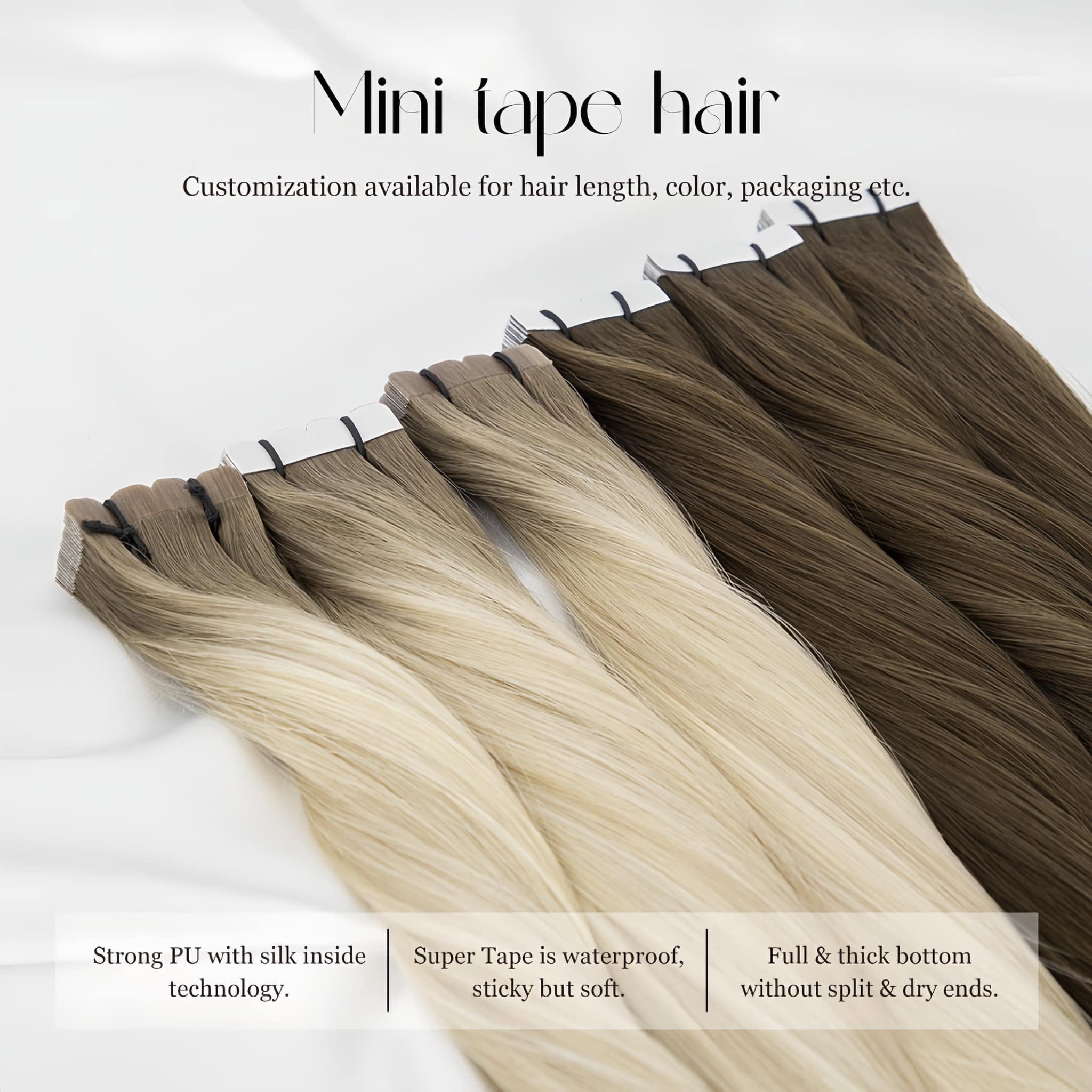 Mini-Tape-In-Haarverlängerunge – Invisible Tape In Extensions Real Hair Bewertung und Preis