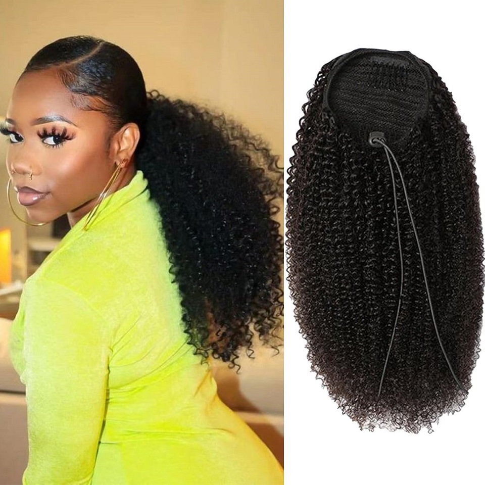 24-26 Zoll lange Afro-Kinky-Cu – Seamless Clip In Hair Extensions Human Hair Bewertung und Preis