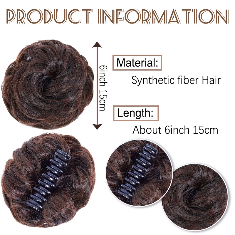Synthetischer Messy Bun Kurzer – Claw Clip Messy Bun Hair Piece Bewertung und Preis
