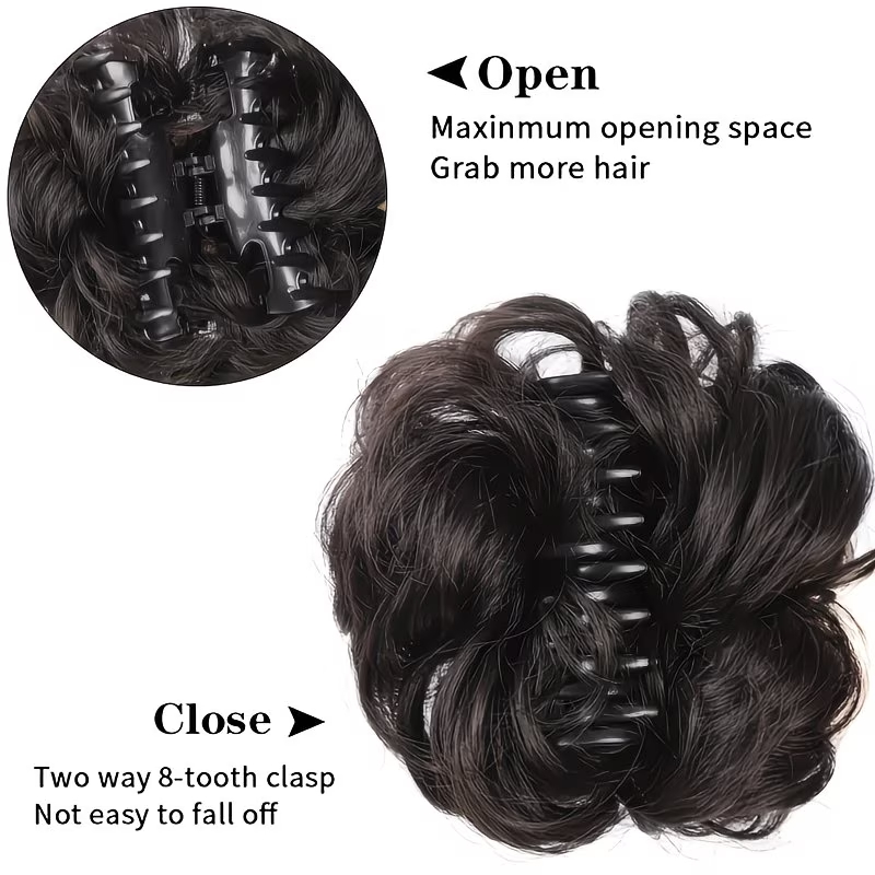 Synthetischer Messy Bun Kurzer – Claw Clip Messy Bun Hair Piece Bewertung und Preis