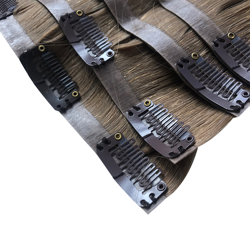 Gerade unsichtbare PU-Clip-in- – Seamless Clip In Hair Extensions Human Hair Bewertung und Preis
