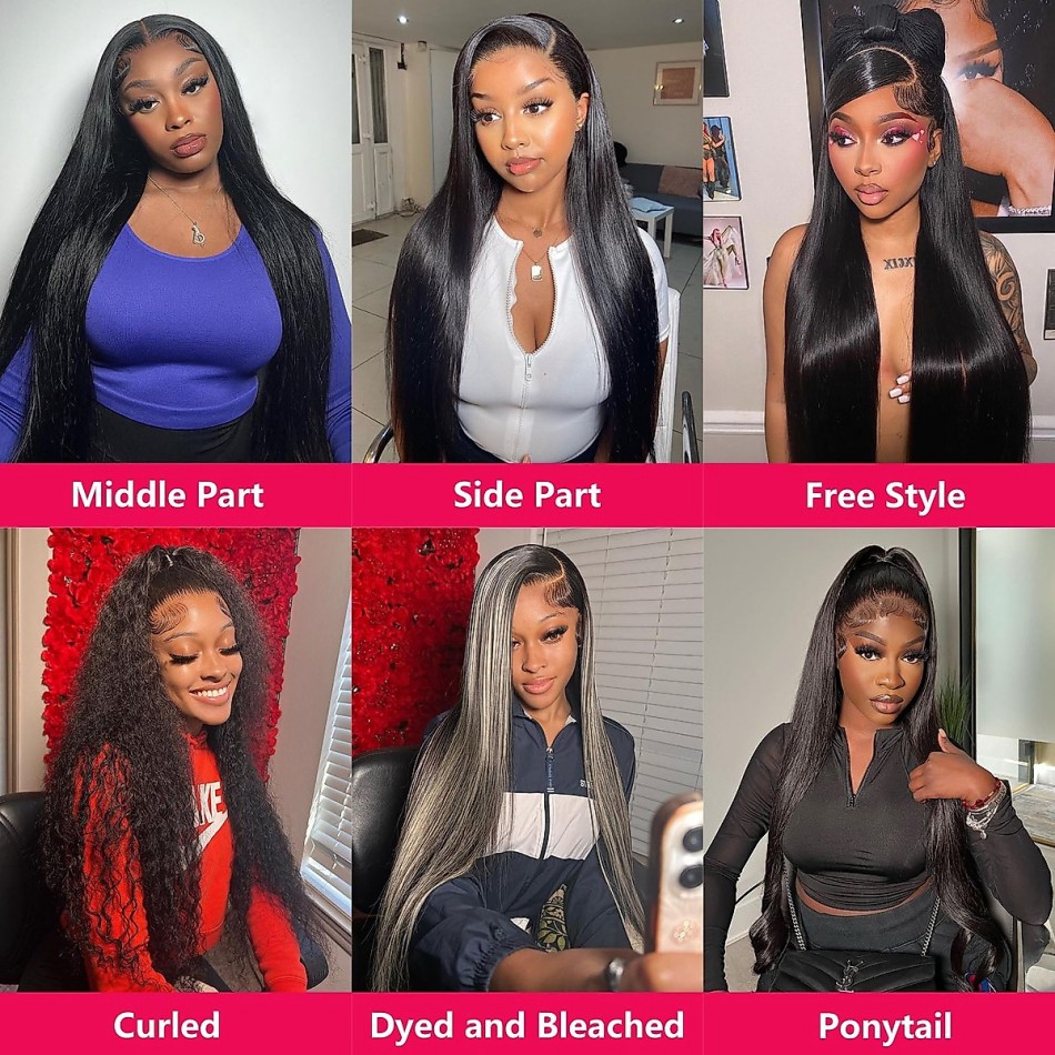 Gerade Echthaar-Perücken Ohne  – Hd Lace Frontal Wig Human Hair Pre Plucked Bewertung und Preis