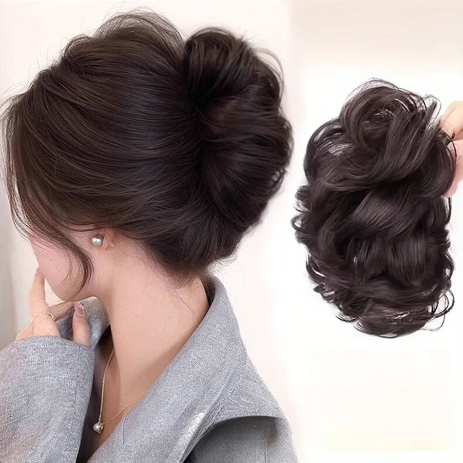 Synthetisches, unordentliches  – Claw Clip Messy Bun Hair Piece Bewertung und Preis
