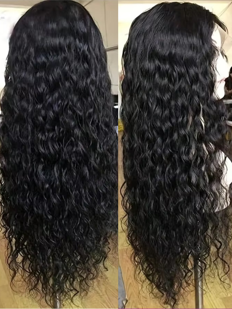 250 Dichte Deep Wave 4x4 Lace  – Water Wave Bulk Human Hair For Braiding Bewertung und Preis