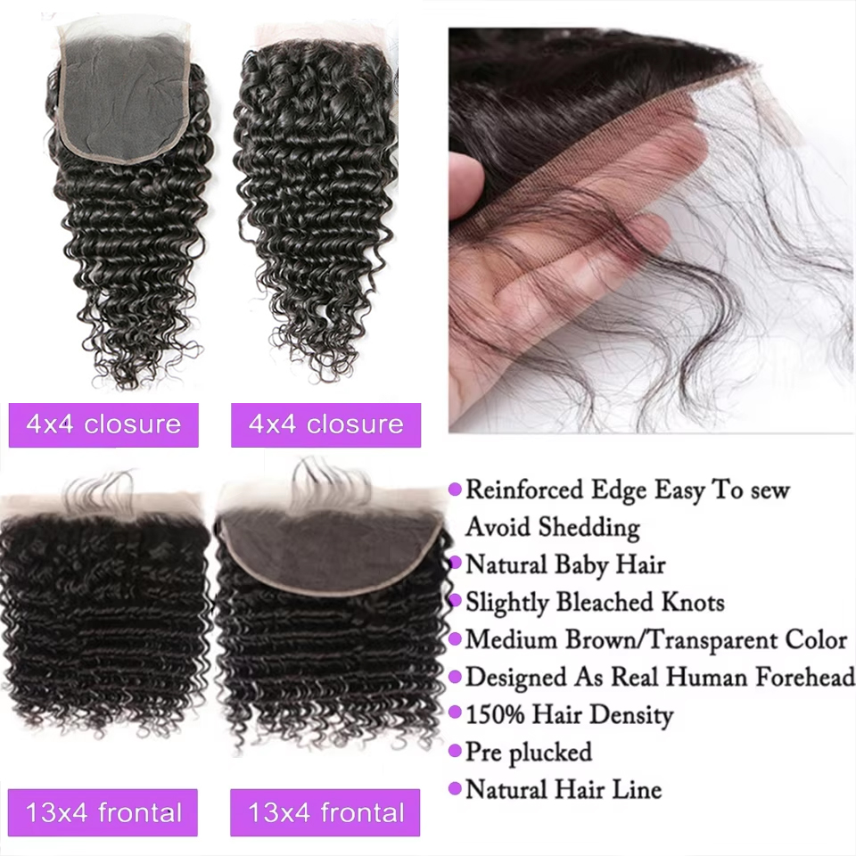 26 28 30 Zoll Deep Wave Bundle – Deep Wave 3 Bundles With Closure Bewertung und Preis