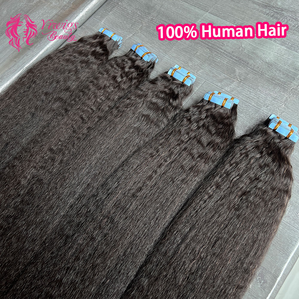 Gerade Tape-In-Haarverlängerun – Invisible Tape In Extensions Real Hair Bewertung und Preis