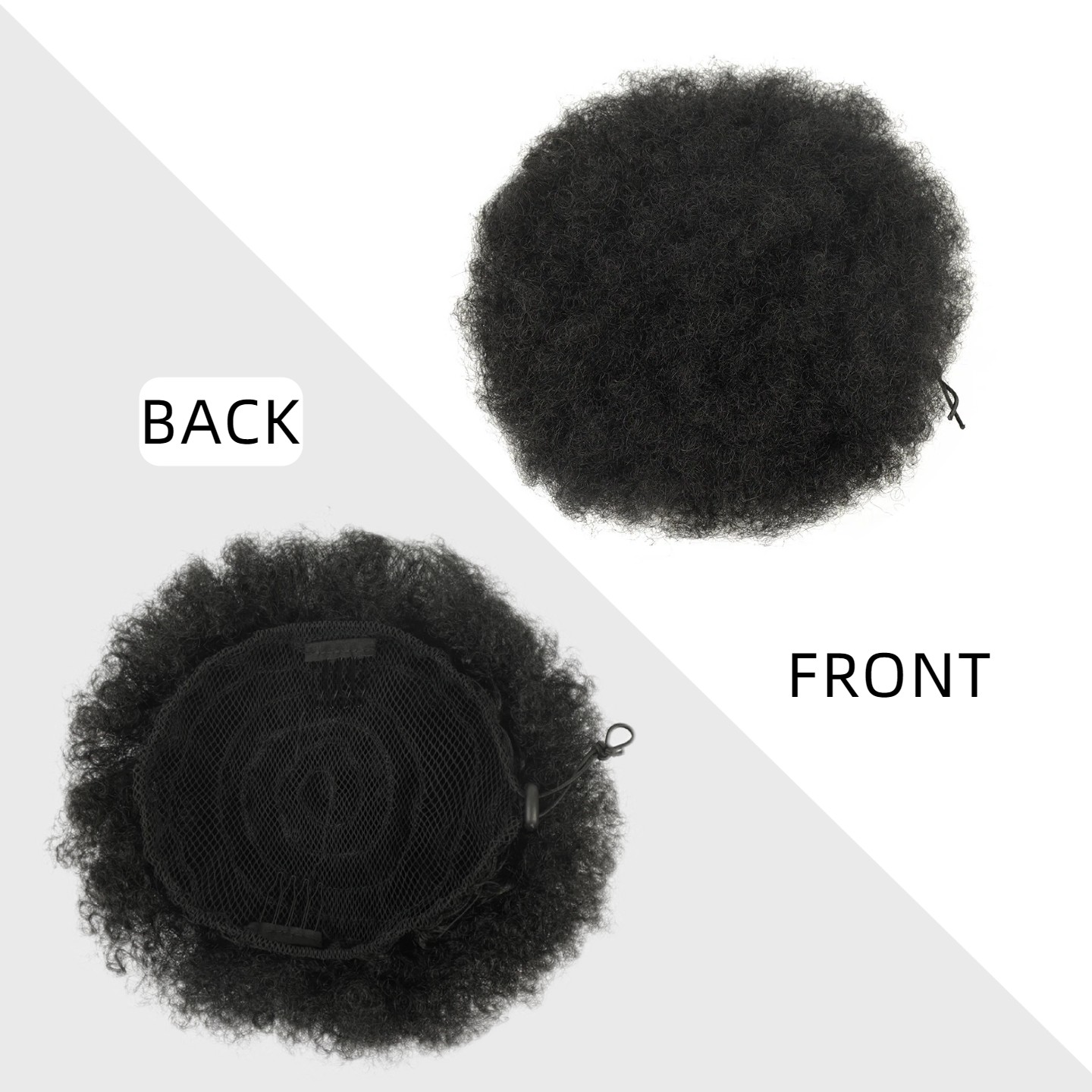 Afro Puff Kordelzug-Pferdeschw – Drawstring Afro Curly Puff Ponytail Bewertung und Preis