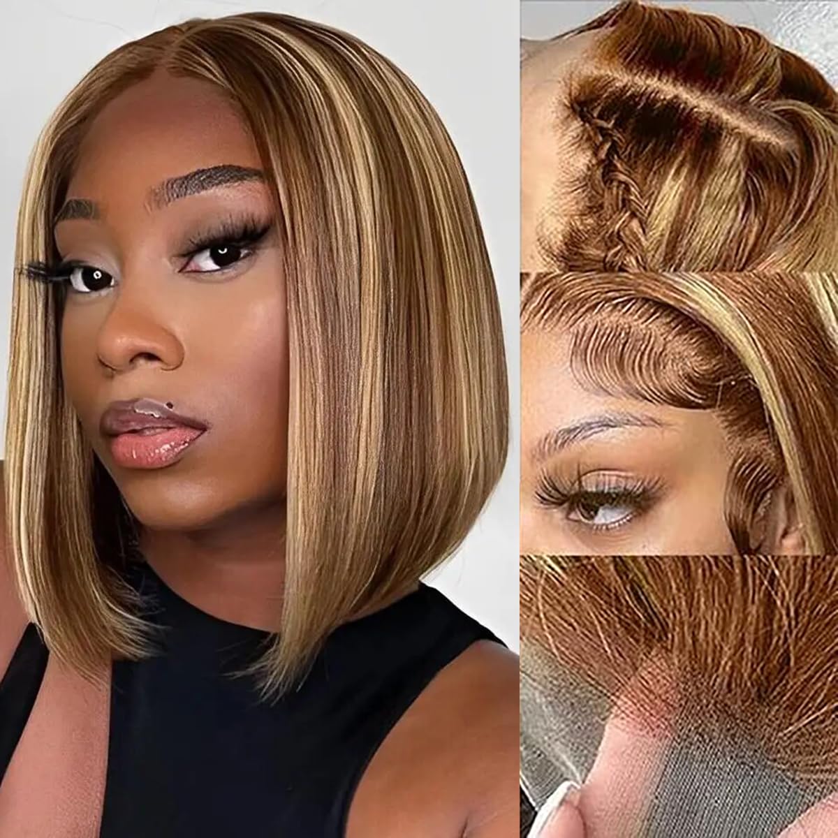 Bob-Perücke aus Echthaar 13x4  – Pre Parted 13X4 Lace Front Bob Wig Bewertung und Preis