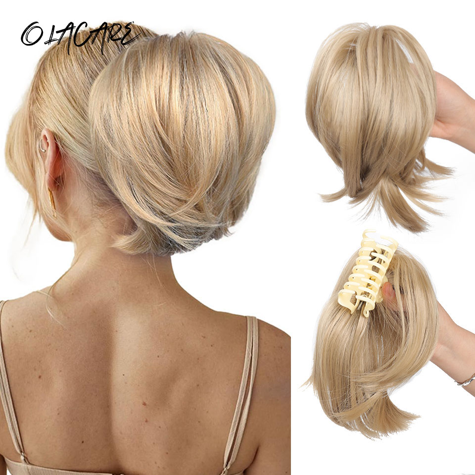 Unordentliches Dutt-Haarteil,  – Claw Clip Messy Bun Hair Piece Bewertung und Preis
