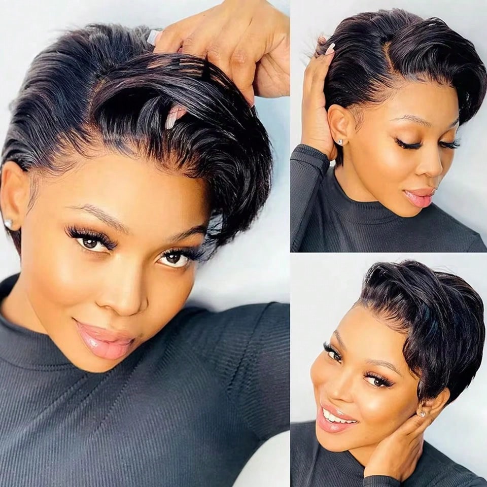 Kurze, günstige Pixie-Cut-Perü – Short Pixie Cut Wig Human Hair Cheap Bewertung und Preis