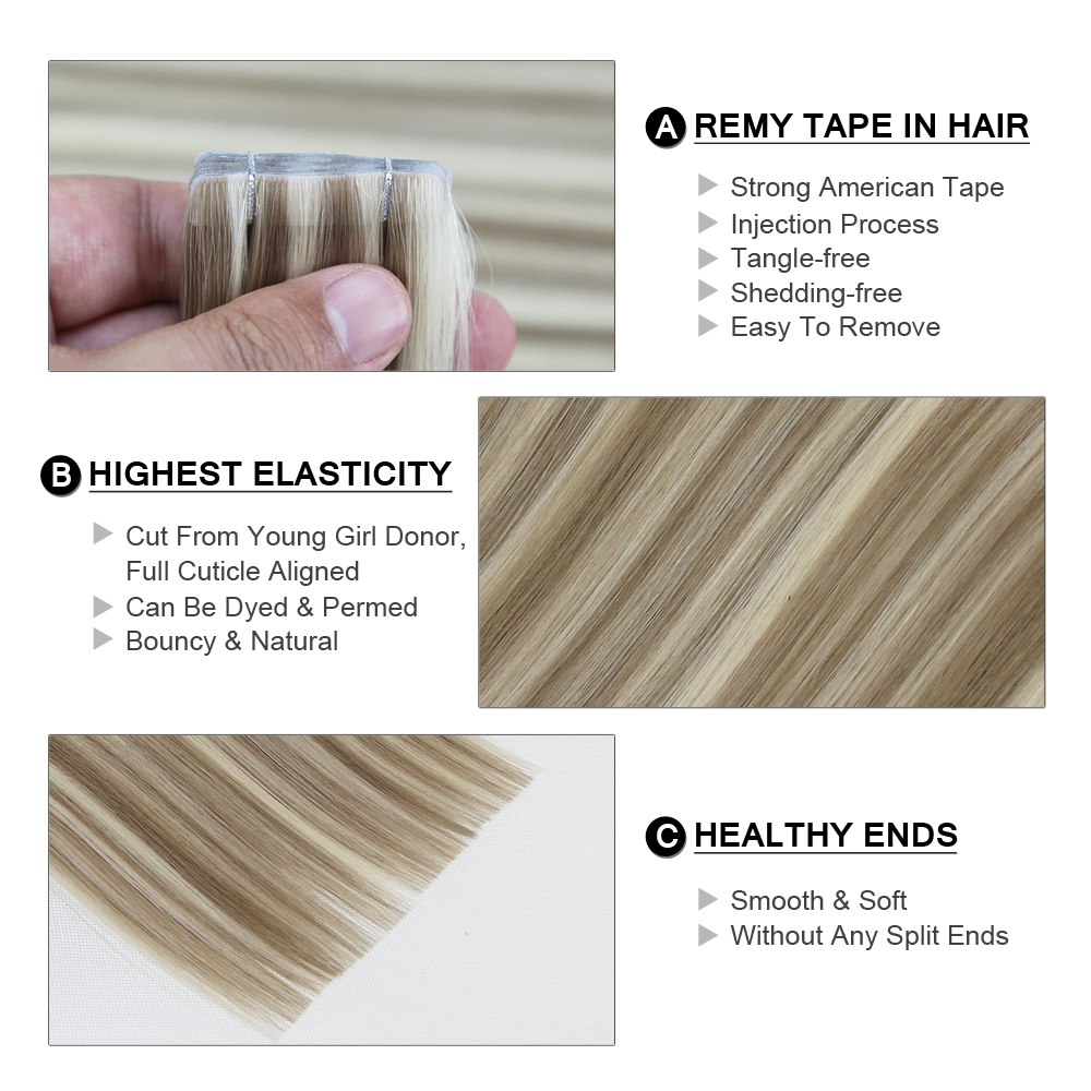 Unsichtbare Tape-In Extensions – Invisible Tape In Extensions Real Hair Bewertung und Preis
