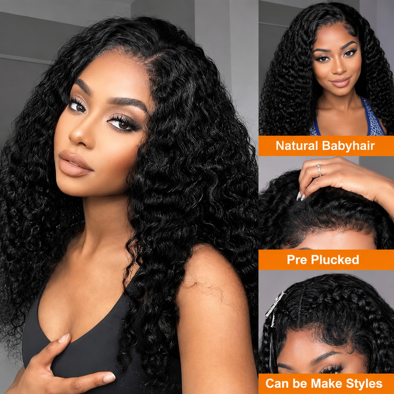 Ultra-Fit 250% gelockte Echtha – Hd Lace Frontal Wig Human Hair Pre Plucked Bewertung und Preis
