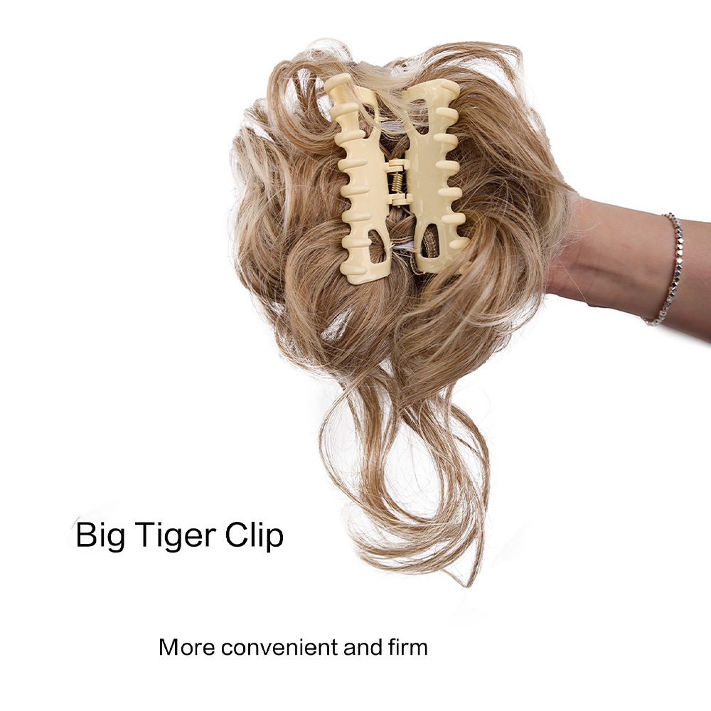Synthetisches, unordentliches  – Claw Clip Messy Bun Hair Piece Bewertung und Preis