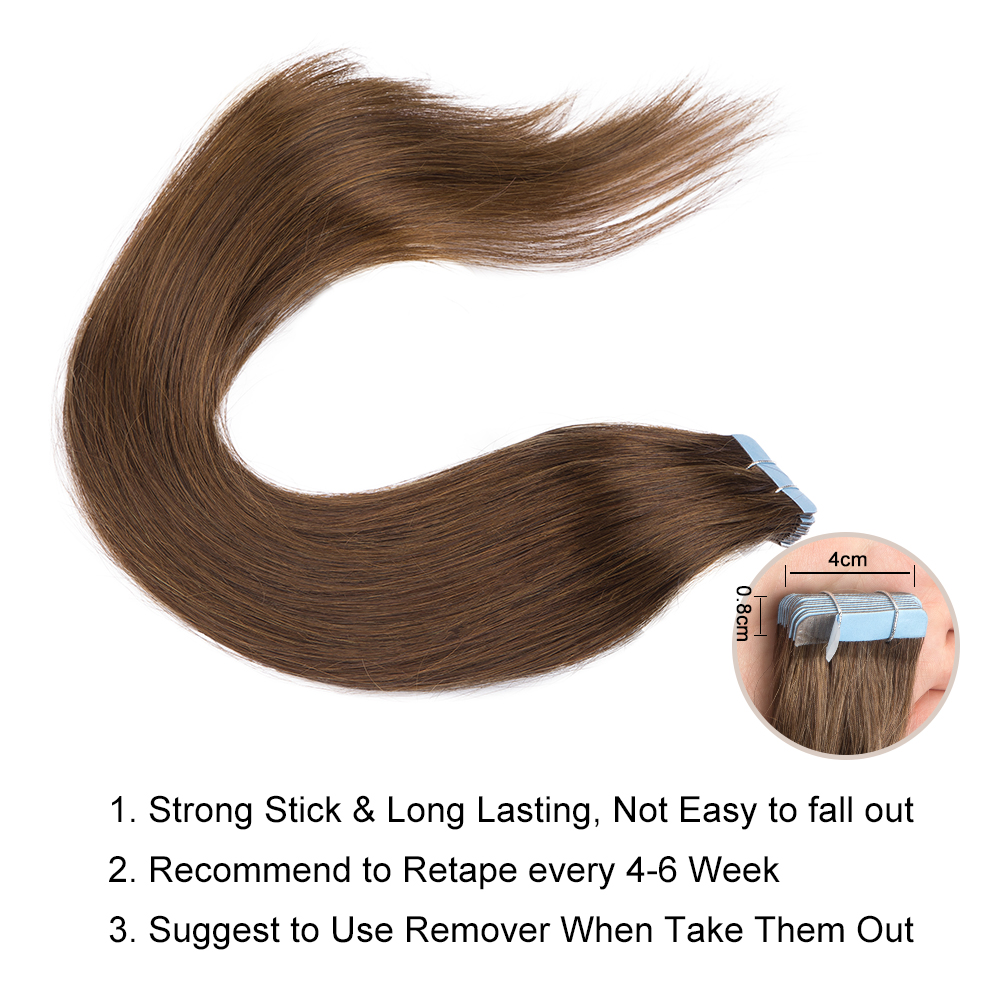 Glattes nahtloses menschliches – Invisible Tape In Extensions Real Hair Bewertung und Preis