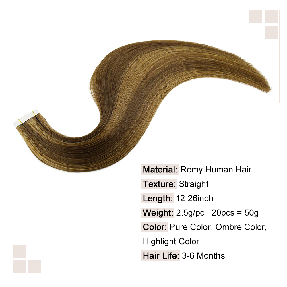 Glattes nahtloses menschliches – Invisible Tape In Extensions Real Hair Bewertung und Preis