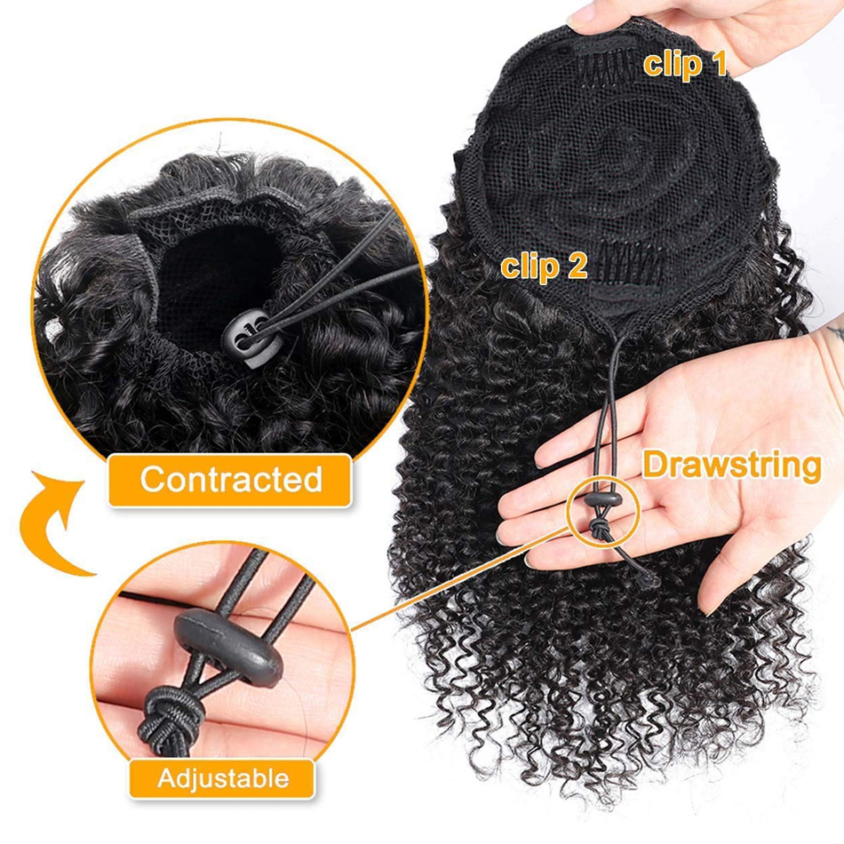 Ponytail aus Echthaar, Afro Ki – Seamless Clip In Hair Extensions Human Hair Bewertung und Preis