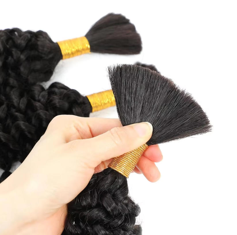 Loses Echthaar in großen Menge – Water Wave Bulk Human Hair For Braiding Bewertung und Preis