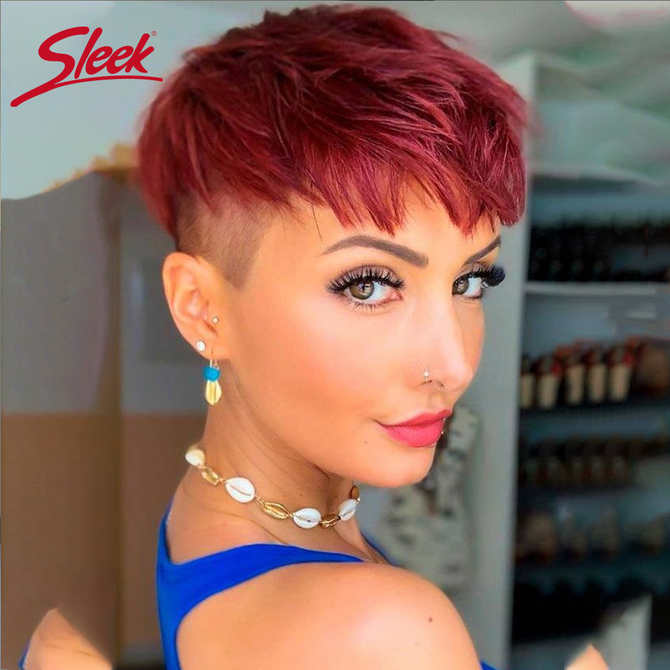 Schlanke kurze Pixie Cut Bob L – Short Pixie Cut Wig Human Hair Cheap Bewertung und Preis