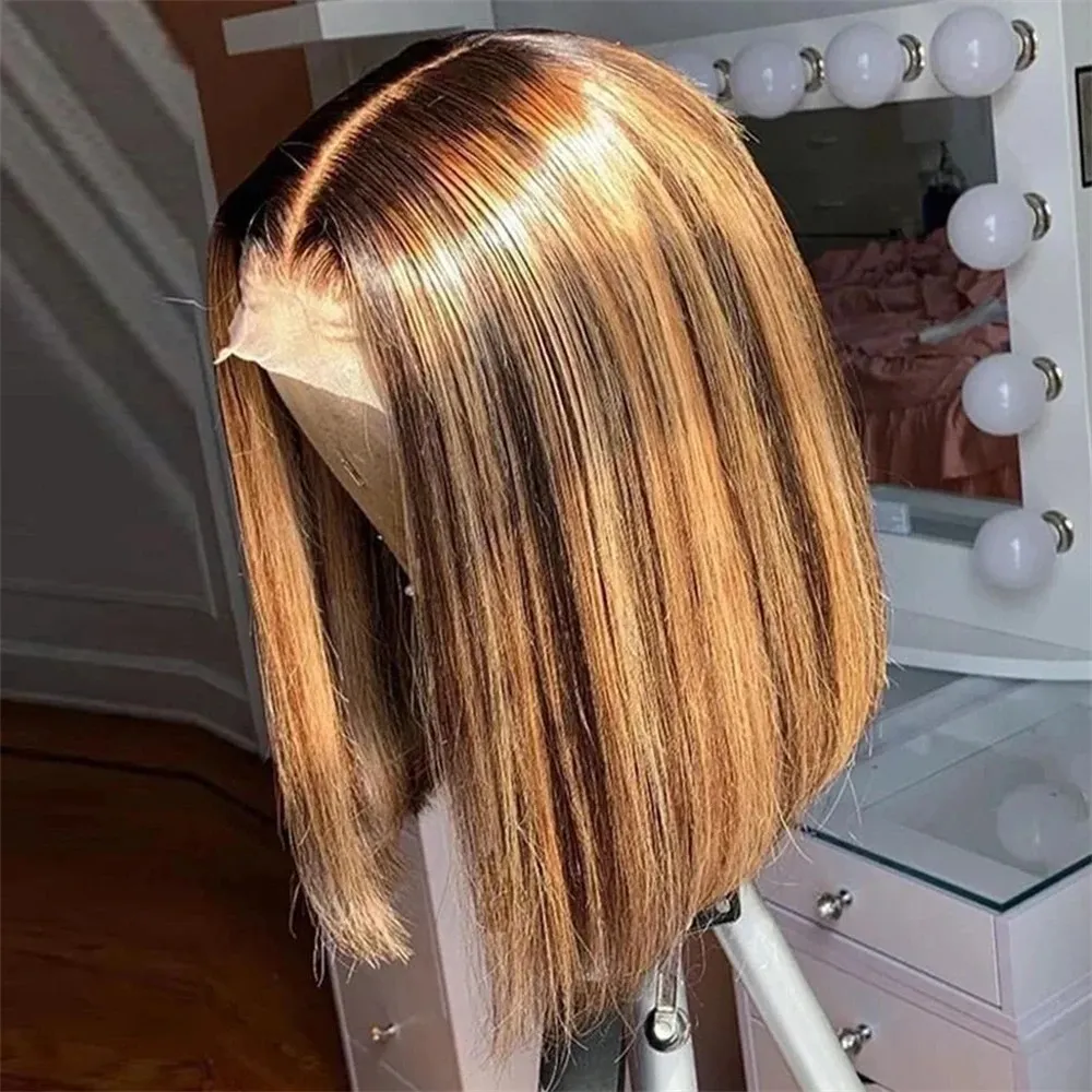Honigblonde Bob-Perücken aus E – Glueless Wear And Go Human Hair Wig Bewertung und Preis
