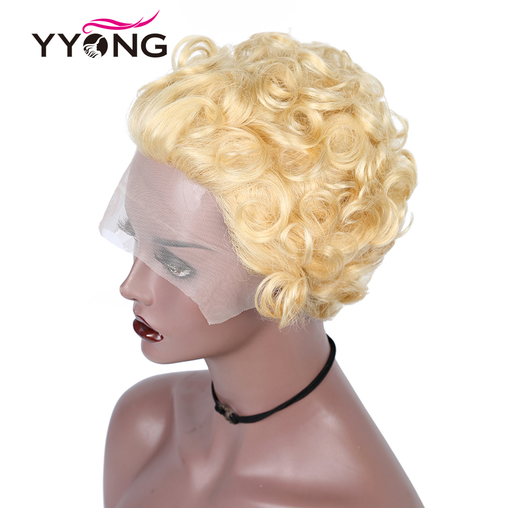 613 Honigblonde Pixie-Schnitt- – Short Pixie Cut Wig Human Hair Cheap Bewertung und Preis