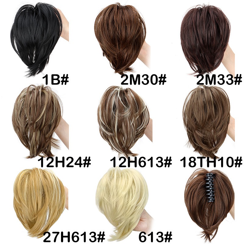 Synthetisches Haarteil, Klaue, – Claw Clip Messy Bun Hair Piece Bewertung und Preis