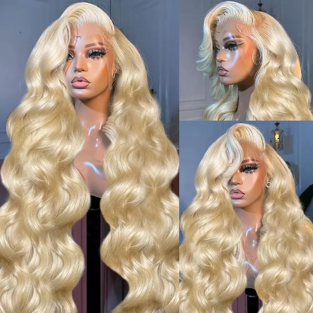 # 613 Echthaar-Perücken, Body  – 613 Blonde Body Wave Lace Front Wig Bewertung und Preis