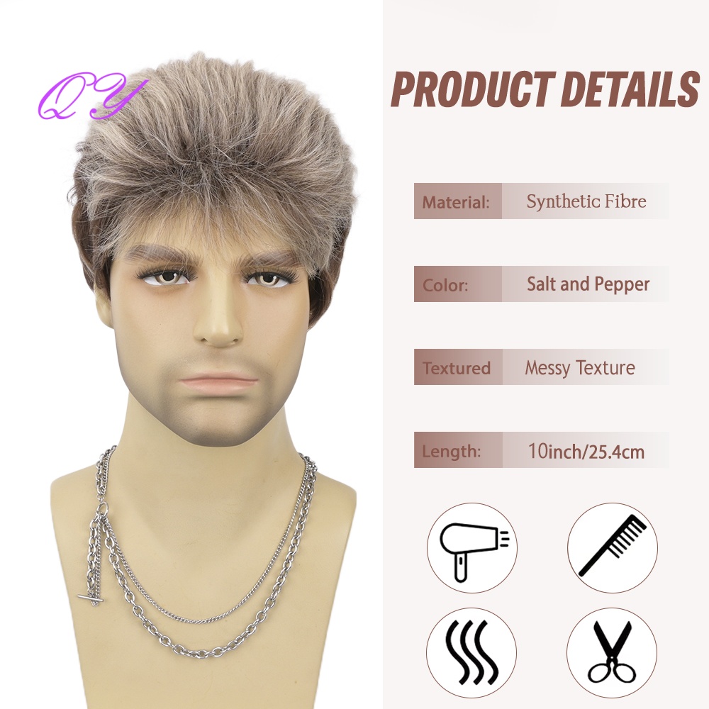 Synthetische kurze braune flac – Synthetic Wigs Bewertung und Preis